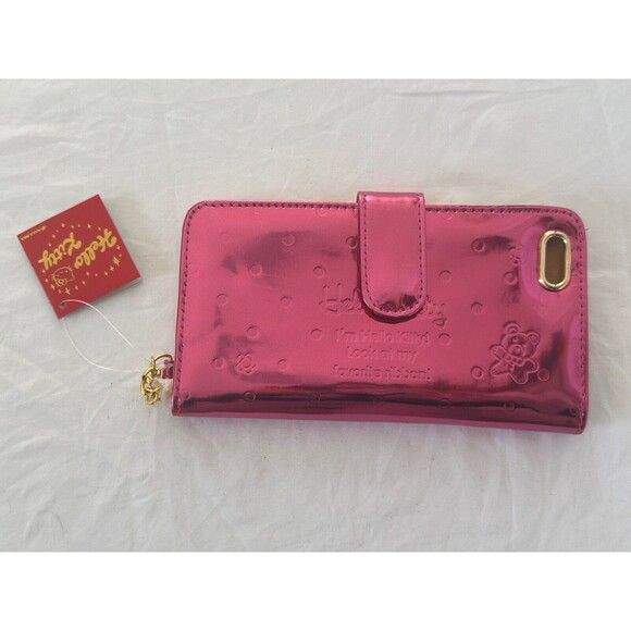 Rare! Vintage 2010 Hello Kitty Pink long phone Wallet Japan Only main image 8